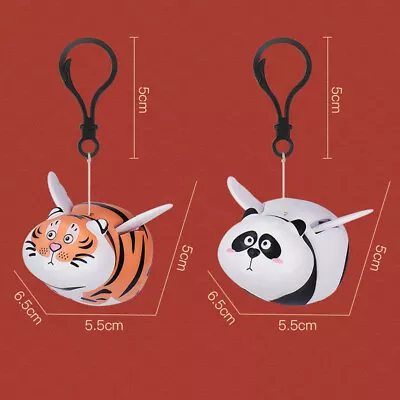 Panda Fat Tiger Panghu More Wings Keychain Will Fly Wings Studio Jewelry TI-wq • £5.14