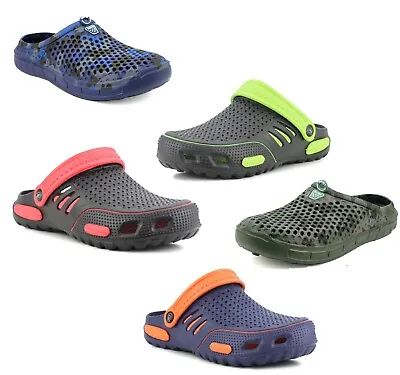 £9.90 • Buy New Mens Beach Holiday Garden Clogs Sports Pool Shoes Slip On Mule Summer UK6-12