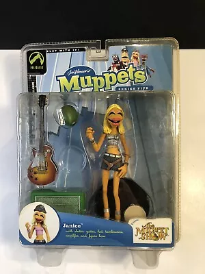 Muppets Janice Action Figures Series 5 Silver Shirt  Palisades Toys 2003 • $69.95