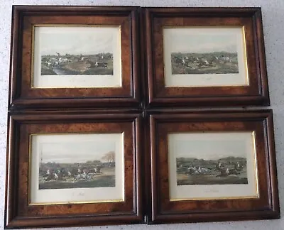 Set Of 4 H. Alken & J. Harris Hand Coloured Aquatints Excellent Condition • £130