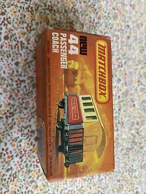 Matchbox 44 Passenger Coach Mint In Good Box 1978 Box Only • £8.99