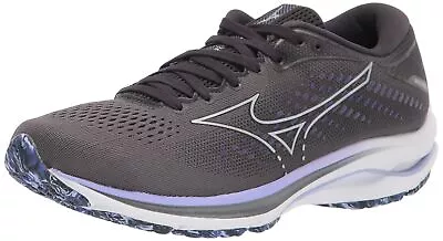 Mizuno Women's Wave Rider 25 Running Shoes Blackened Pearl 10 D Wide US • $64.99