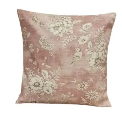 ILiv Finch Toile Rose Pink Bird Cushion Cover 12  14  16  17  18  20  22  • £11.50