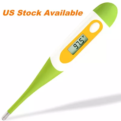 Easy@Home Digital Oral Thermometer Rectal And Underarm Measurement EMT-021-GREEN • $7.99