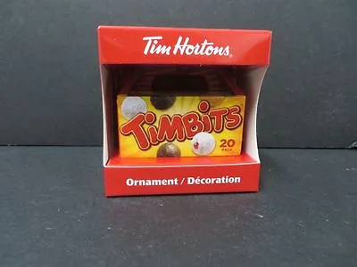 $21.95 • Buy Tim Horton's Ornament 2014 Timbit Box Replica NIB