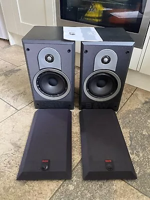 B&W DM600 Bowers Wilkins 2 Black Bookshelf Speakers (pair Of) • £89.99