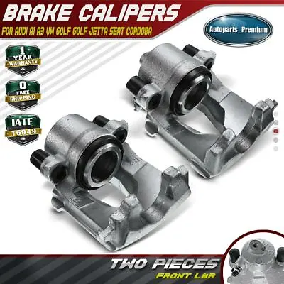 2x Disc Brake Caliper For Audi A1 VW Beetle Golf Jetta Seat Front Left&Right • $69.50