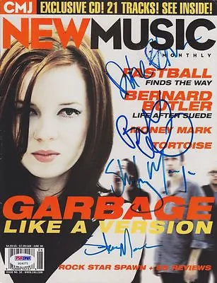 GARBAGE Band Shirley Manson +3 Signed Autographed New Music Magazine PSA/DNA • $214.14