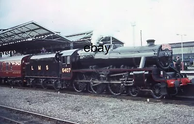 35mm Railway Slide - Steam Loco Black 5 5407 @ Chester • £3.25