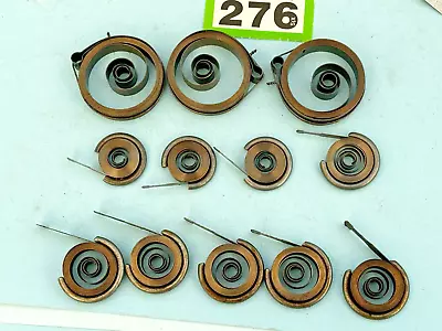 Clock Makers Lot Vintage Clock Springs New Unused Clock Main Springs 3 Sizes • £11.99