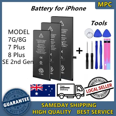 For IPhone 7 8 Plus SE 2nd New Battery Replacement High Capacity With Tools • $22.66