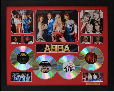 ABBA Signed Framed Limited Edition Memorabilia 4CD Red • $120