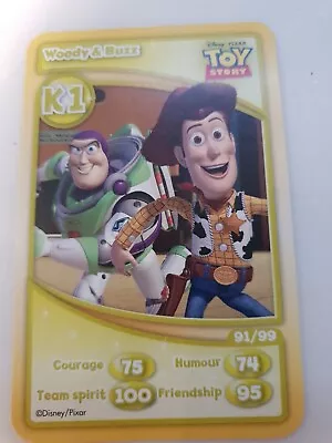 £1 • Buy Morrisons Disneyland Paris 20th Anniversary Trading Card K1 WOODY AND BUZZ