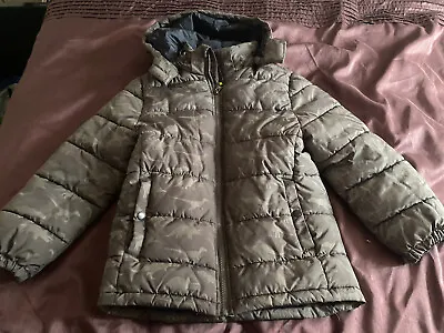 £9 • Buy H And M Childrens Outdoor Coat Dinosaur Print Age 8-9