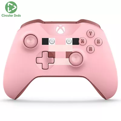 Xbox One Wireless Controller Minecraft Pig Limited Edition Bluetooth Gamepad PC • $79.95