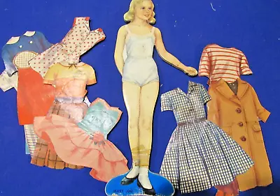 Paper Dolls 1960's  Mary Lou And Clothes Ac • $10