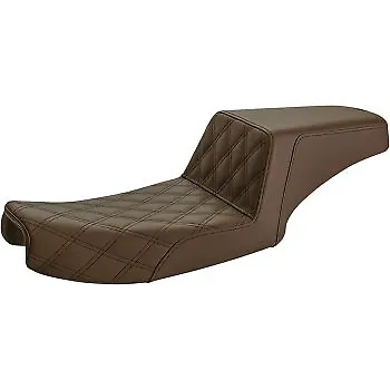 Saddlemen Brown Step Up Seat Front Lattice Stitch For FXD Dyna 91-95 • $485