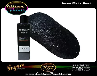 Metal Flake - BLACK - Premium Quality Auto Grade Custom Paint Plasti Dip • $12.99