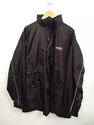 New Vega Technical 1800-017 Motorcycle Wet Weather / Rain Coat / Black XXXL/ 3XL • $49.99