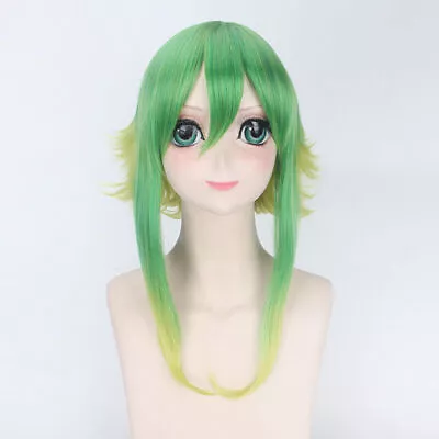 Vocaloid 2 Gumi Camellia Cosplay Wig Green Green Parrucca Perruque • $23.24