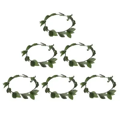 Prettyia 6x Women Greek Roman Goddess Leaves Laurel Wreath Headband Hairband • £12.02