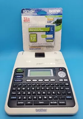 TESTED Brother P-Touch Label Maker PT-2030 With New GREEN TAPE • $24.85