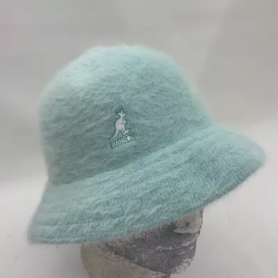 Men’s Kangol Light Aqua Furgora Casual Bucket Hat • $120