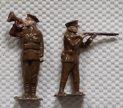 Vintage John Hill & Co Painted Lead 1/32 WW1 British Army Toy Soldiers X 2 • $12.45