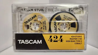 TASCAM 424 REEL TO REEL Type II Blank Audio Cassette Tape (Sealed) New! • $69.99