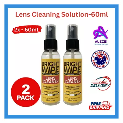 Lens Cleaning Solution Handy Lens Cleaner Spray Alcohol Free Multi Use 2x - 60mL • $8.70