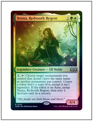 1x Yenna Redtooth Regent Foil Wilds Of Eldraine Magic MTG NM • $2.15