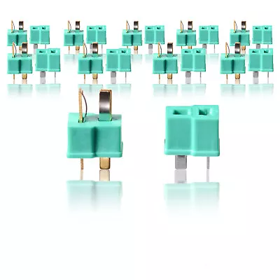 High Current T Connectors T Plug T Socket Mini Green W Deans 10 Pair PartCore • $15.57