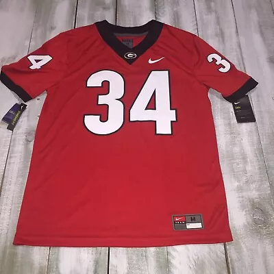 Team Nike Georgia Bulldogs Jersey Mens M #34 Herschel Walker Football NWT READ* • $38.99