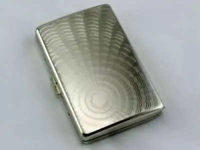 Metal Double Sided King & 100's Cigarette Case Sunshine Design • $10.75