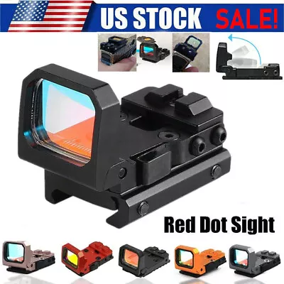 Mini Folding Flip Up RMR Red Dot Sight Holographic Reflex Sight For Glock Pistol • $12.89