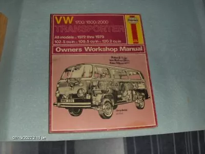 Volkswagen VW Bus Transporter 1972-1979 Owner  Workshop Manual Book • $59