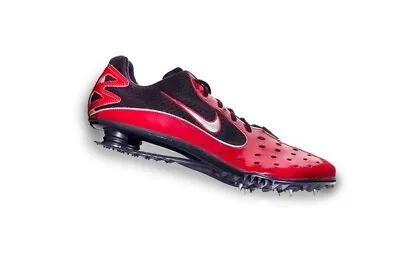 NIKE SHOX Monsterfly Bowerman Red Track Field Cleats Spikes Mens Boy 375 5 45 • $45.62