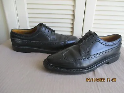 $84 • Buy Florsheim Imperial Kenmoor Longwing V Cleat Black Vintage Shoes 92604 Sz 9.5 D 