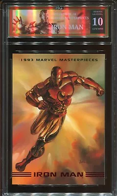 1993 Marvel Masterpieces Iron Man #4 Hg Heroes Grading Gem Mint 10 • $7.99