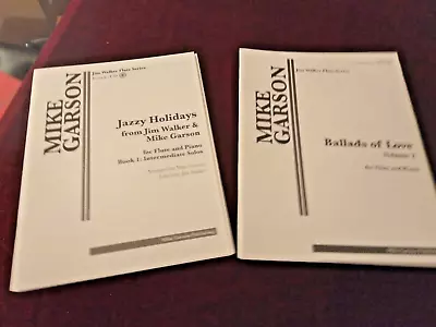 Two Jim Walker/Mike Garson Collections For Flute & Piano (Sheet Music) • $7.50