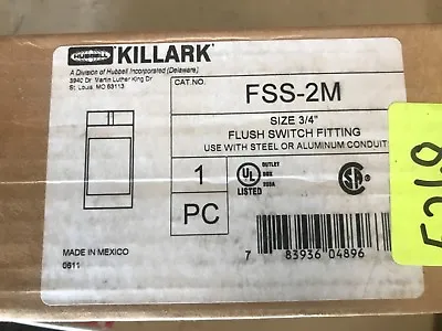 $24.99 • Buy KILLARK FSS-2M Box,Cast Device,1 Gang