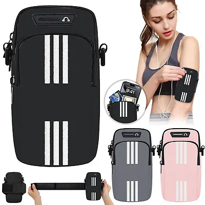 Sports Armband Running Jogging Gym Arm Band Pouch Bag Holder Case For Cell Phone • $9.95