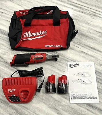 Brand New Milwaukee 2567-22 12V M12 FUEL Brushless 3/8” High Speed Ratchet Kit • $224.95