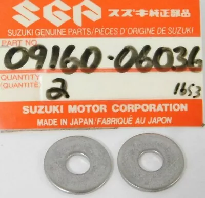 2 NOS Genuine 1983-2011 Suzuki GSX1300 AN650 VL1500 Washer OEM 09160-06036 NEW • $4.09