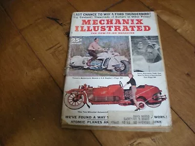 Mechanix Illustrated (August 1955) Atomic Planes Texan Motorcycles' • $0.99