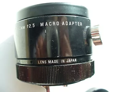 Macro Adapter For Vivitar Series 1 90mm F2.5 Canon FD Mount Lens For SLR Camera • $66.49