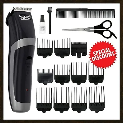 WAHL PROFESSIONAL Hair Clippers Trimmer Corded Cordless Mens Head Shaver Set NEW • £21.99