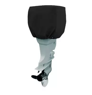 15 Hp Half Outboard Boat Yachts Motor Engine Cover Dust Rain Protection Black AU • $26.49