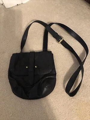 Authentic Ugg Black Leather Crossbody Bag • $50