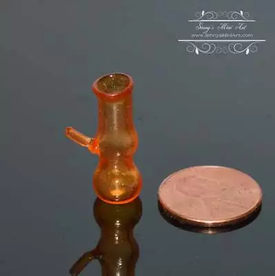 1:12 Miniature Glass Water Pipe Miniature Smoking Pipe / Bong BD HB450 • $16.58